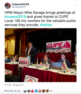 Twitter: Mike Savage, the mayor of Halifax Regional Municipality