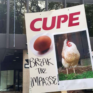 Break the Impasse sign