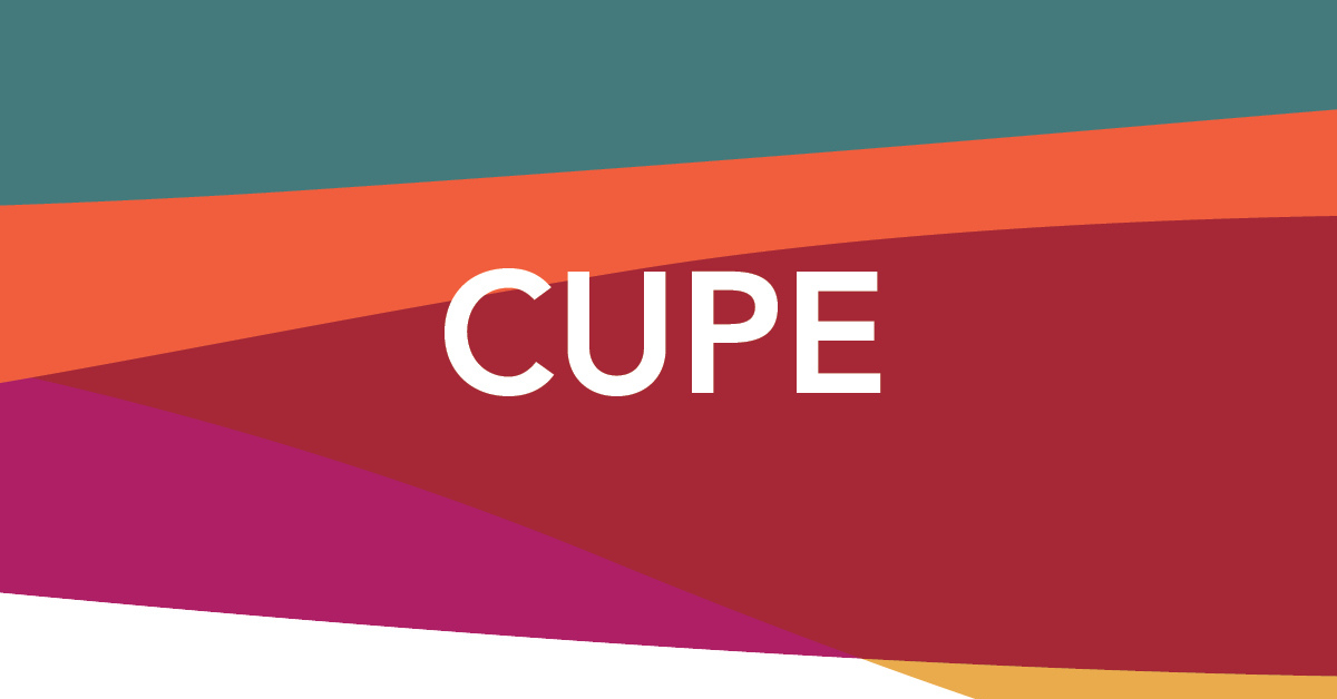 Web banner: CUPE