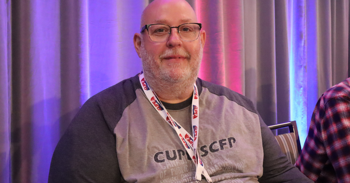 Sean Foley CUPE NS Northern Area Vice-president